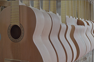 Guitarras de maderas colombianas